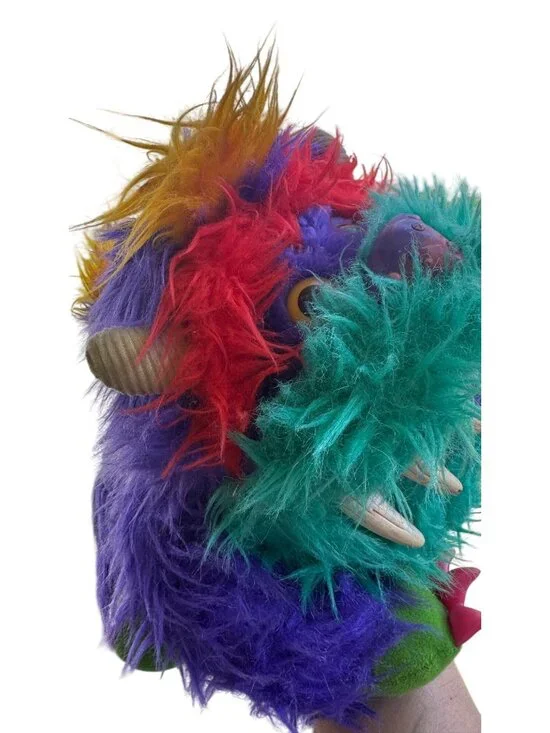 Vintage 1986 My Pet Monster, Rark, Hand Puppet Stuffed Animal Without Handcuffs - Picture 13 of 13